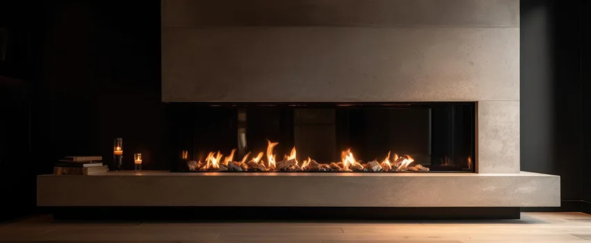 Gas Fireplace Ember Bed Design Services in San Mateo, California