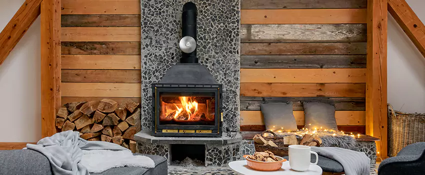 Thelin Hearth Products Direct Vent Gas Stove Fireplace Inspection in San Mateo, California